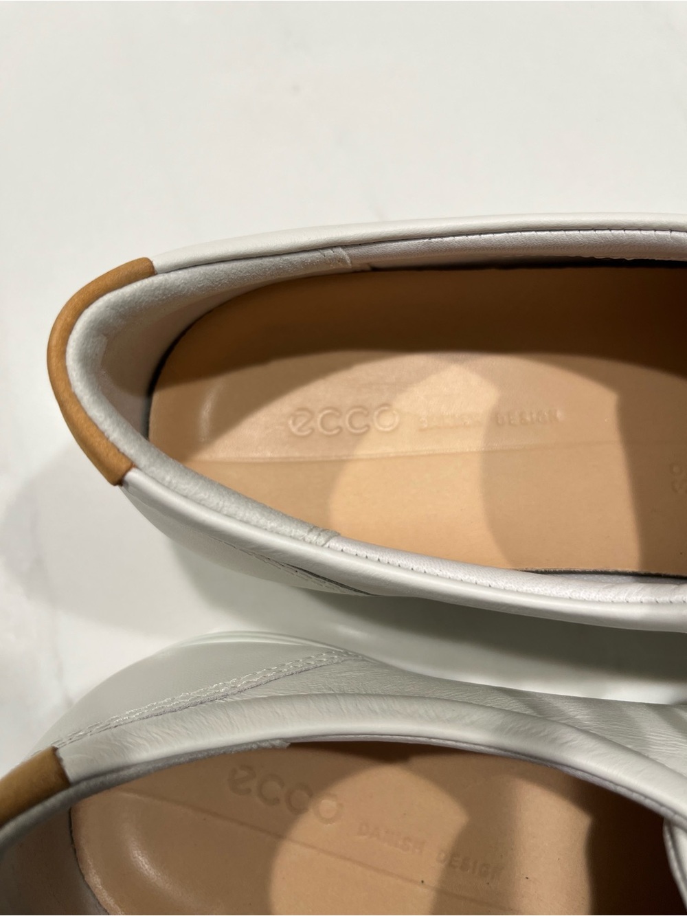 Ecco white leather Soft 7 Sneakers - Picture 4 of 6